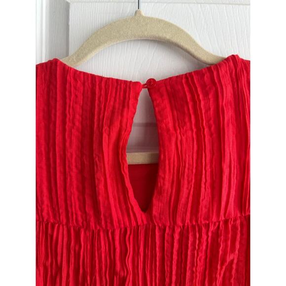 Label by Five Twelve Red Embroidered Boho Long Sleeve Dress size Small - Picture 9 of 10